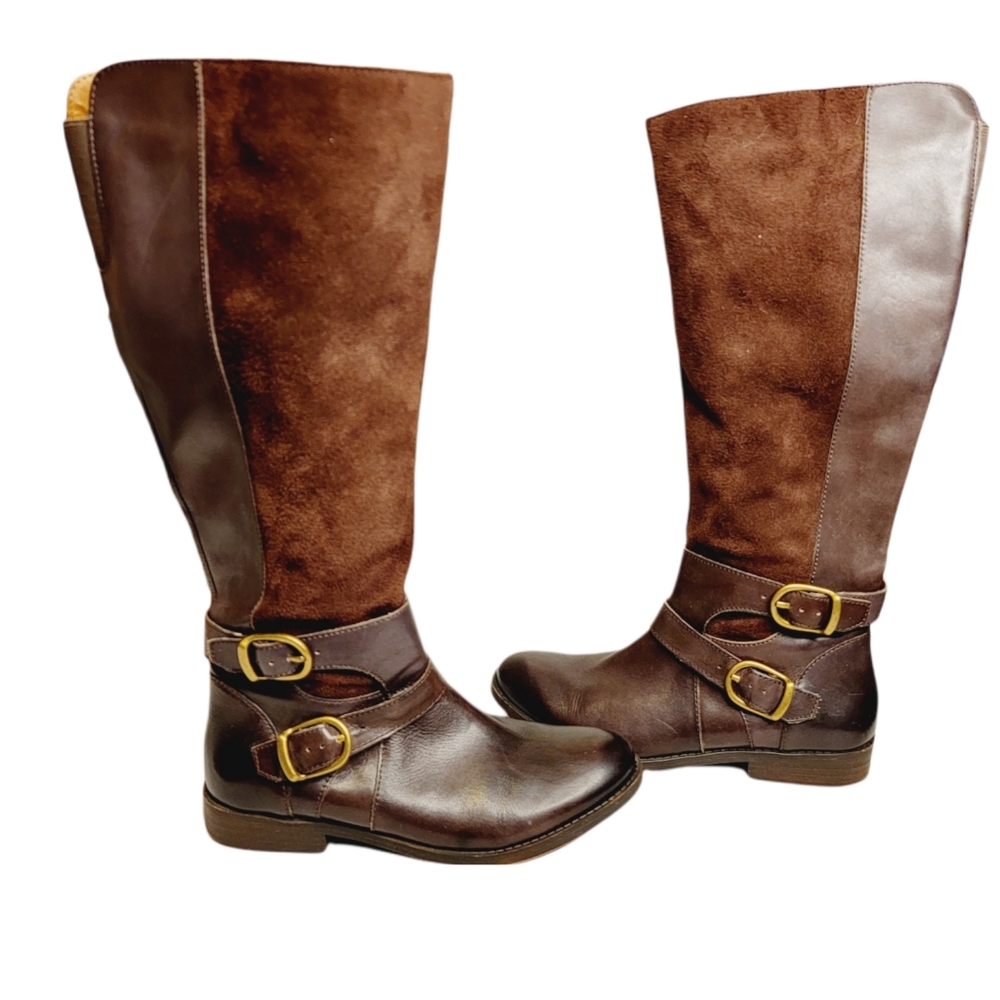 Lucky Brand Zosha leather ridding boots 7